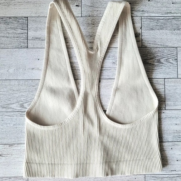 Free People Other - NWOT Intimately Free People Seamless  Ribbed Stretch Bralette sports top  Sz M/L